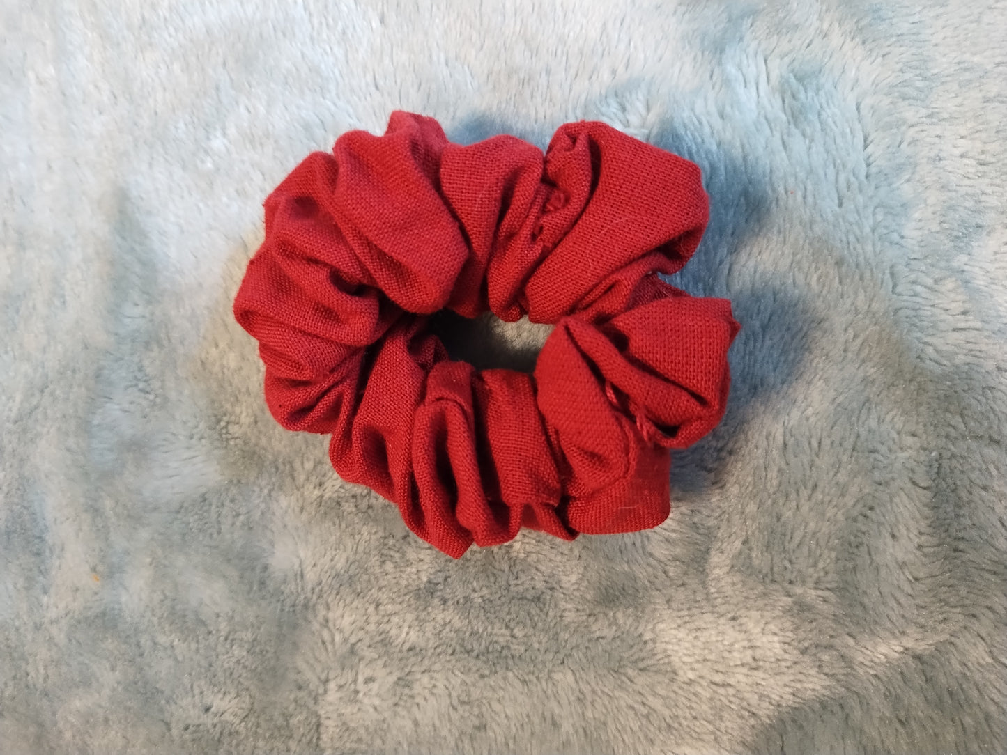 Dark Red Scrunchie