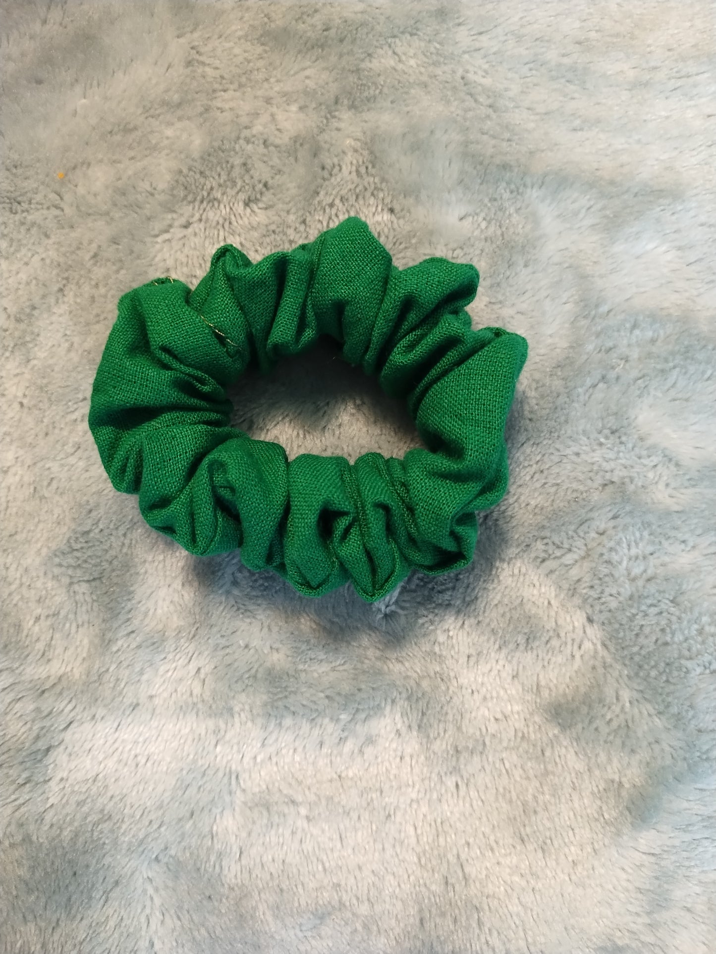 Dark Green Scrunchie