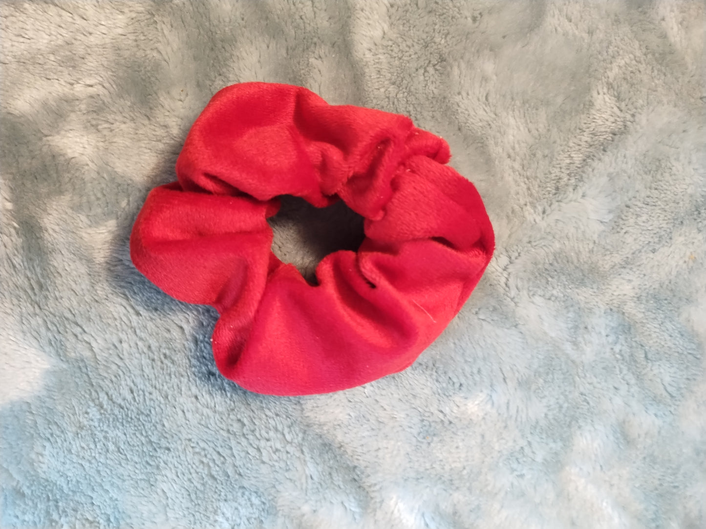 Velvet Red Scrunchie
