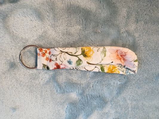 Floral Wristlet Keycahin