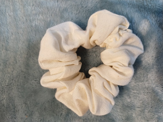 White Scrunchie