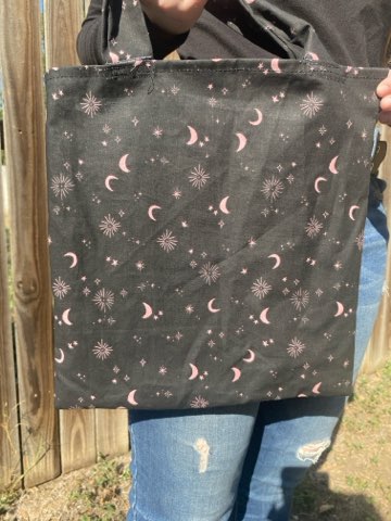 Stars and Moon Trick or Treat Bag