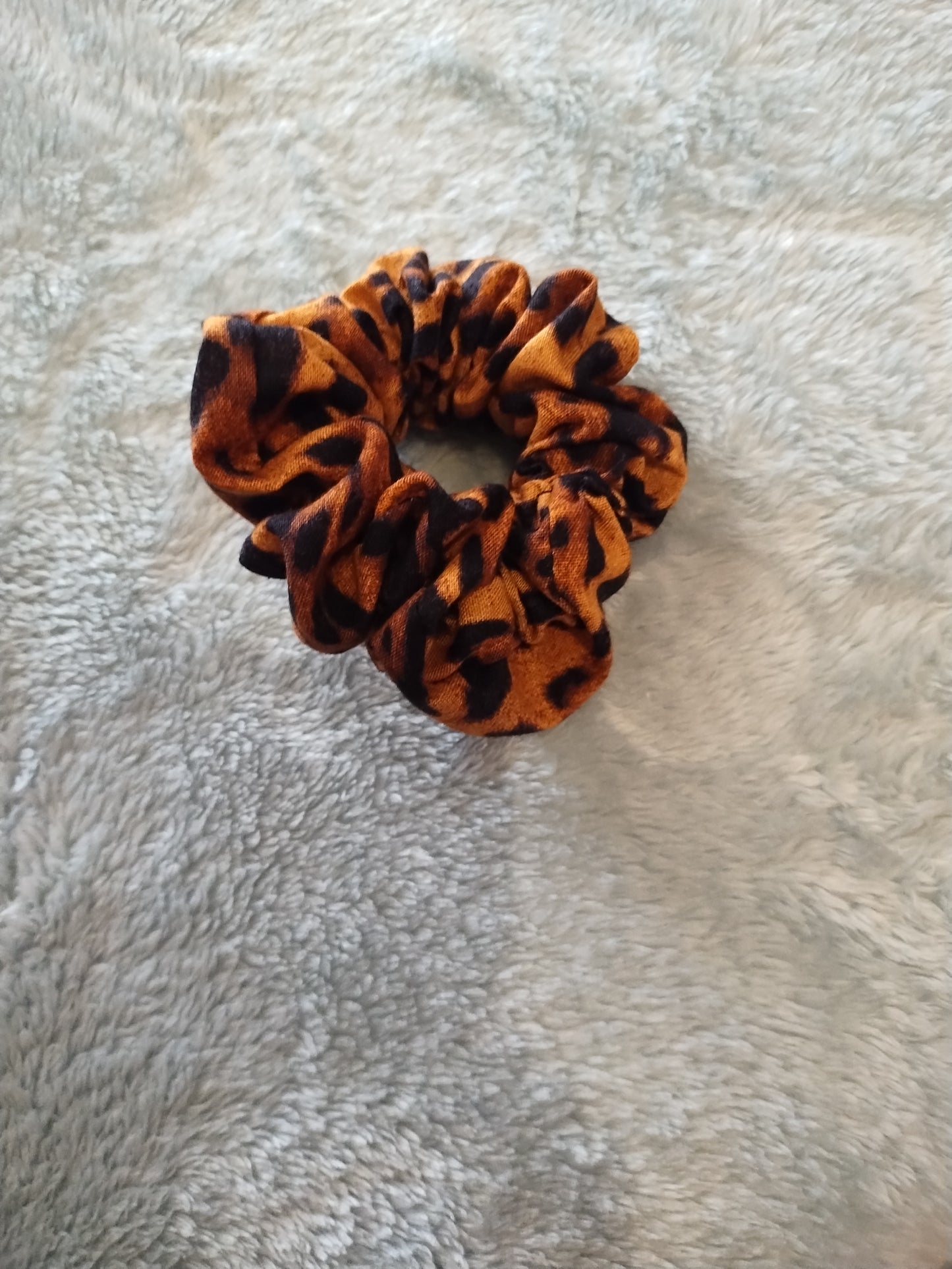 Leopard Print Scrunchie