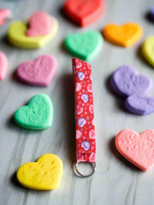 Candy Heart Keychains