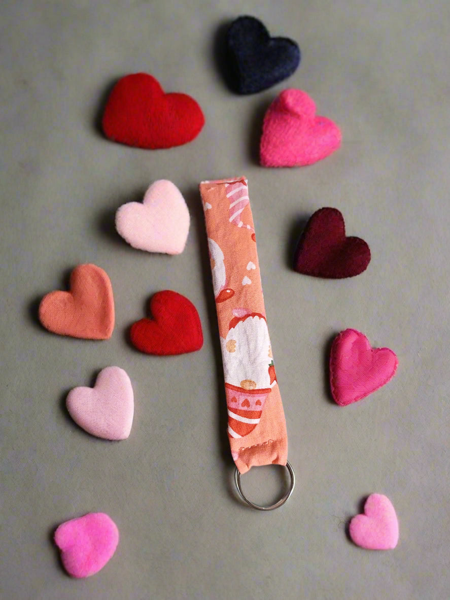 Valentine Gnome Keychains