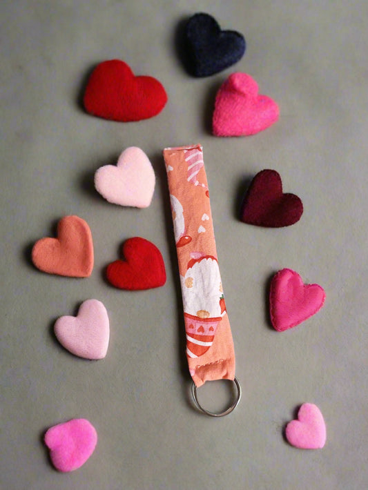 Valentine Gnome Keychains