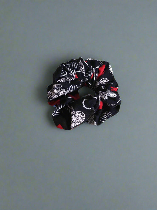 Chalkboard Hearts Scrunchie
